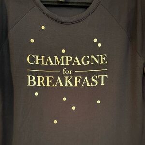 Valentines Day Cozy Chic Champagne Loungewear Set